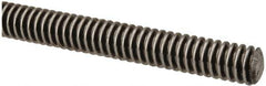 Keystone Threaded Products - 3/8-12 Acme, 3' Long, Low Carbon Steel Precision Acme Threaded Rod - Right Hand Thread, 2C Fit - USA Tool & Supply
