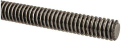 Keystone Threaded Products - 1/2-10 Acme, 3' Long, Low Carbon Steel Precision Acme Threaded Rod - Right Hand Thread, 2C Fit - USA Tool & Supply