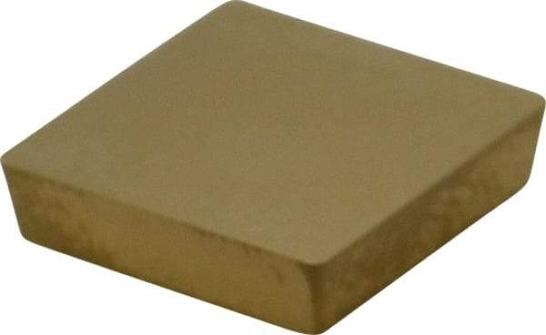Kennametal - SPG632 Grade KC850 Carbide Turning Insert - TiC/TiCN/TiN Finish, 90° Square, 3/4" Inscr Circle, 3/16" Thick, 1/32" Corner Radius - USA Tool & Supply