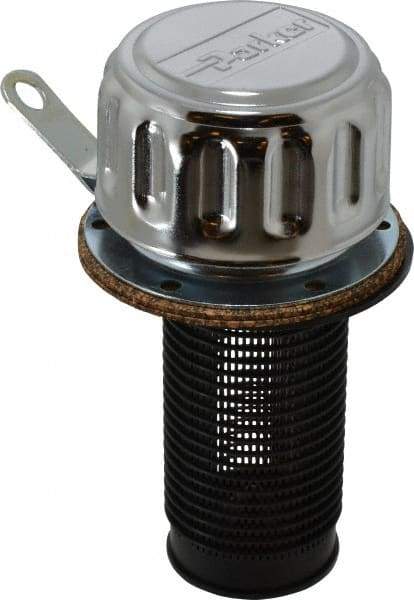 Parker - 10 Micron Rating, Nonmetallic Breather - USA Tool & Supply