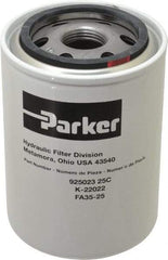 Parker - 25 Micron Rating, Spin On Breather - USA Tool & Supply