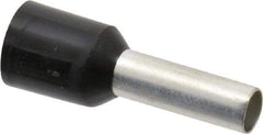 ACI - 10 AWG, Partially Insulated, Crimp Electrical Wire Ferrule - 12mm Long x 3.9mm Diameter Pin, 20mm Overall Length - USA Tool & Supply