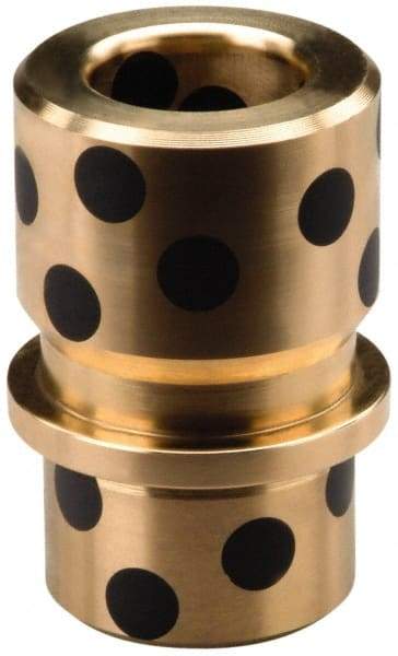 Dayton Lamina - 2" ID x 3-5/8" OAL, Cast Aluminum Bronze, Die & Mold Shoulder Bushing - Shoulder, 3-1/16" Bottom OD, 2-1/2" Top OD, 2" Under Collar, 2" Under Collar, 1-5/8" Above Collar - USA Tool & Supply