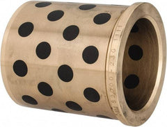 Dayton Lamina - 2" ID x 2-7/8" OAL, Aluminum Bronze, Die & Mold Shoulder Bushing - Shoulder, 2-1/2" Bottom OD, 2-1/2" Top OD, 2.68" Collar OD, 2-11/16" Above Collar - USA Tool & Supply