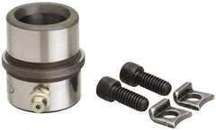 Dayton Lamina - 2-1/2" ID x 2-7/8" OAL, Steel, Die & Mold Shoulder Bushing - Short Shoulder, 3.659" Bottom OD, 3-1/4" Top OD, 3.814" Collar OD, 1" Under Collar, 1-7/8" Above Collar - USA Tool & Supply