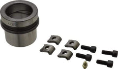 Dayton Lamina - 1-3/4" ID x 2-3/8" OAL, Steel, Die & Mold Shoulder Bushing - Short Shoulder, 2-1/2" Bottom OD, 2-1/4" Top OD, 2.658" Collar OD, 1" Under Collar, 1-3/8" Above Collar - USA Tool & Supply