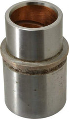 Dayton Lamina - 2" ID x 4-5/8" OAL, Steel, Bronze Plated Die & Mold Shoulder Bushing - Extra Long Shoulder, 2.909" Bottom OD, 2-1/2" Top OD, 3.064" Collar OD, 3" Under Collar, 1-5/8" Above Collar - USA Tool & Supply