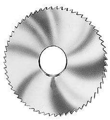 Made in USA - 2-3/4" Diam x 0.032" Blade Thickness x 3/4" Arbor Hole Diam, 72 Tooth Slitting and Slotting Saw - Arbor Connection, Solid Carbide, Concave Ground - USA Tool & Supply