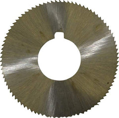 Value Collection - 1-3/4" Diam x 0.057" Blade Thickness x 5/8" Arbor Hole Diam, 90 Tooth Slitting and Slotting Saw - Arbor Connection, Right Hand, Uncoated, High Speed Steel, Concave Ground, Contains Keyway - USA Tool & Supply