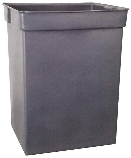 Rubbermaid - 42 Gal Rectangle Plastic Rigid Trash Can Liner - 23-1/4" Long x 20-1/4" Wide x 29" High, Compatible with Container Series Glutton - USA Tool & Supply