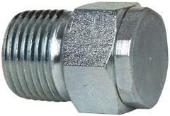 LDI Industries - 3/8 Thread, Steel, Zinc Plated, Filter Vent - 1-1/32" High, 3/4" Hex Flats Diam - USA Tool & Supply