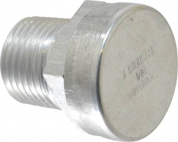LDI Industries - 1/2 Thread, Aluminum, Protected Vent - 1-5/16" High, 1-1/4" Hex Flats Diam - USA Tool & Supply