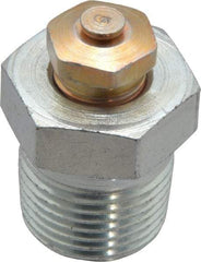 LDI Industries - 3/8-18 Thread, 1 to 5 psi Relief Pressure, Steel, Relief Vent - 1-3/16" High, 19.05mm Hex Flats Diam - USA Tool & Supply