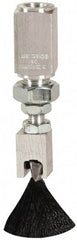 LDI Industries - 3/4" Long Brush, 3/8" Width/Diam, Oil Reservoir Lubrication Brushes - 1-1/8" Bristle Length, 4-1/4" Length Under Mounting Thread, Straight Shank - USA Tool & Supply