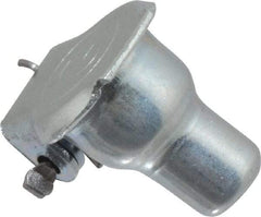 Gits - Steel, Zinc Plated, Shoulder Drive One Piece, Straight Oil Hole Cover - 0.190-0.193" Drive Diam, 3/16" Drive-In Hole Diam, 7/32" Drive Length, 15/32" Overall Height - USA Tool & Supply
