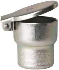 Gits - Steel, Zinc Plated, Shoulder Drive One Piece, Straight Oil Hole Cover - 1.003-1.005" Drive Diam, 1" Drive-In Hole Diam, 19/32" Drive Length, 1-5/16" Overall Height - USA Tool & Supply