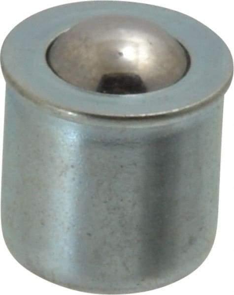 Gits - Steel, Zinc Plated, Plain Drive One Piece, Ball Valve Oil Hole Cover - 0378-0.380" Drive Diam, 3/8" Drive-In Hole Diam, 3/8" Drive Length, 15/32" Overall Height - USA Tool & Supply