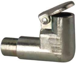 Gits - Die Cast Zinc, Zinc Plated, Plain Drive One Piece, Elbow Oil Hole Cover - 0.253-0.255" Drive Diam, 1/4" Drive-In Hole Diam, 1/4" Drive Length, 11/16" Overall Height - USA Tool & Supply