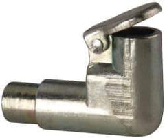 Gits - Die Cast Zinc, Zinc Plated, Plain Drive One Piece, Elbow Oil Hole Cover - 0.253-0.255" Drive Diam, 1/4" Drive-In Hole Diam, 1/4" Drive Length, 11/16" Overall Height - USA Tool & Supply