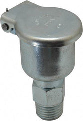 Gits - 11/32 Ounce Capacity, 1/4-18 Thread, Steel, Zinc Plated, Brazed Body Oil Cup - 2" High, 3/8" Thread Length, Gravity Feed - USA Tool & Supply