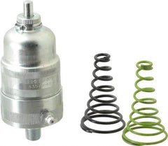 Alemite - 1.75 Ounce Reservoir Capacity, 1/4 NPTF Thread, Spring-Loaded, Grease Cup and Lubricator - -40 to 65.56°C Operating Temp, 0.21 to 0.46 Bar Operating Pressure - USA Tool & Supply