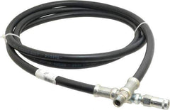 Alemite - 10' Long, Grease Gun Hose & Coupler Assembly - USA Tool & Supply