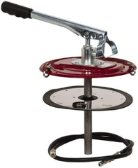 Alemite - Grease Lubrication 5 Strokes/oz Flow Steel, Aluminum & Stainless Steel Lever Hand Pump - For 35 Lb Container - USA Tool & Supply