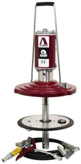Alemite - Grease Lubrication 4.5 Lb/min Flow Steel, Aluminum, Stainless Steel & Nylon Air-Operated Pump - For 35 Lb Container - USA Tool & Supply