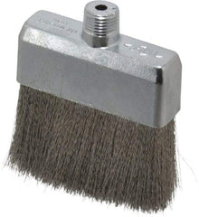 Trico - 2" Width/Diam, NPT Thread Oil Reservoir Lubrication Brushes - 160°F, 2-5/16" Length Under Mounting Thread, Straight Shank - USA Tool & Supply