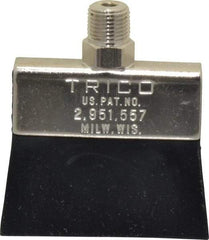 Trico - 2" Long Brush, 2" Width/Diam, NPT Thread Oil Reservoir Lubrication Brushes - 200°F, 2-5/16" Length Under Mounting Thread, Straight Shank - USA Tool & Supply