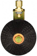 Trico - 3" Width/Diam, Oil Reservoir Lubrication Brushes - 250°F, Straight Shank - USA Tool & Supply