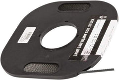 M.K. MORSE - 1/4" x 100' x 0.025" Carbon Steel Band Saw Blade Coil Stock - 18 TPI, Toothed Edge, Raker Set, Flexible Back, Constant Pitch, - USA Tool & Supply