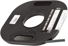 M.K. MORSE - 1/2" x 100' x 0.025" Carbon Steel Band Saw Blade Coil Stock - 6 TPI, Toothed Edge, Raker Set, Flexible Back, Constant Pitch, - USA Tool & Supply