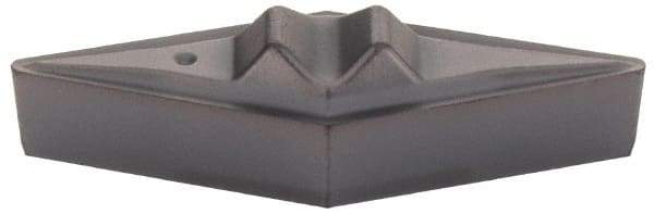Kennametal - VBMR221, KC5010 Grade Carbide Profiling Insert - TiAlN Finish, 35° Incl Angle, Diamond, 0.4358" Side Length, 1/8" Thick, 1/64" Corner Radius, 1/4" Inscribed Circle - USA Tool & Supply
