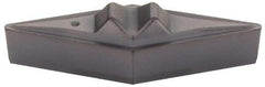 Kennametal - VBMR221, KC5010 Grade Carbide Profiling Insert - TiAlN Finish, 35° Incl Angle, Diamond, 0.4358" Side Length, 1/8" Thick, 1/64" Corner Radius, 1/4" Inscribed Circle - USA Tool & Supply