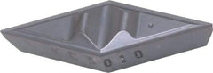 Kennametal - VPGR3305, KC5010 Grade Carbide Profiling Insert - TiAlN Finish, 35° Incl Angle, Diamond, 0.6539" Side Length, 3/16" Thick, 0.2mm Corner Radius, 3/8" Inscribed Circle - USA Tool & Supply