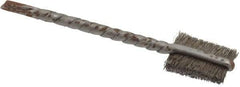 Osborn - 3/8" Diam Flat Steel Tube Brush - 0.003" Filament Diam, 9/16" Brush Length, 2-1/8" OAL, 3/32" Diam Shank - USA Tool & Supply