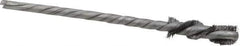 Osborn - 1/4" Diam Helical Steel Tube Brush - 0.005" Filament Diam, 1" Brush Length, 3-1/2" OAL, 1/8" Diam Shank - USA Tool & Supply