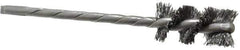 Osborn - 1/2" Diam Helical Steel Tube Brush - 0.008" Filament Diam, 1" Brush Length, 3-1/2" OAL, 1/8" Diam Shank - USA Tool & Supply