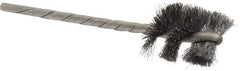Osborn - 3/4" Diam Helical Steel Tube Brush - 0.005" Filament Diam, 1" Brush Length, 3-1/2" OAL, 1/8" Diam Shank - USA Tool & Supply
