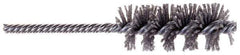 Osborn - 1-3/4" Long x 2-3/16" Diam Steel Tube End Fitting Brush - 6-3/8" OAL, 0.0104" Wire Diam - USA Tool & Supply