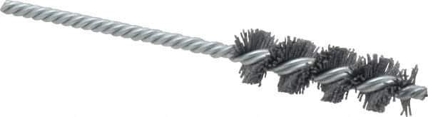 Osborn - 5/8" Diam Helical Nylon Tube Brush - 2" Brush Length, 5" OAL, 0.208" Diam Shank - USA Tool & Supply