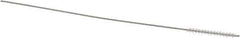 Osborn - 0.075" Diam Helical Nylon Tube Brush - 3/4" Brush Length, 4" OAL, 0.031" Diam Shank - USA Tool & Supply