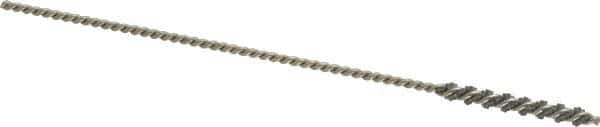 Osborn - 1/8" Diam Helical Nylon Tube Brush - 1" Brush Length, 4" OAL, 0.067" Diam Shank - USA Tool & Supply