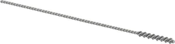 Osborn - 0.165" Diam Helical Nylon Tube Brush - 1" Brush Length, 5" OAL, 0.093" Diam Shank - USA Tool & Supply