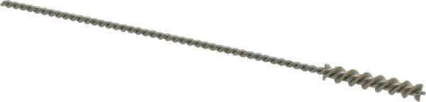 Osborn - 0.19" Diam Helical Nylon Tube Brush - 1" Brush Length, 5" OAL, 0.093" Diam Shank - USA Tool & Supply