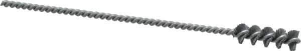 Osborn - 0.325" Diam Helical Nylon Tube Brush - 1" Brush Length, 5" OAL, 0.119" Diam Shank - USA Tool & Supply