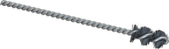 Osborn - 0.515" Diam Helical Nylon Tube Brush - 1" Brush Length, 5" OAL, 0.169" Diam Shank - USA Tool & Supply