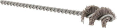 Osborn - 0.64" Diam Helical Nylon Tube Brush - 1" Brush Length, 5" OAL, 0.169" Diam Shank - USA Tool & Supply