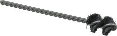 Osborn - 0.765" Diam Helical Nylon Tube Brush - 1" Brush Length, 5" OAL, 0.228" Diam Shank - USA Tool & Supply